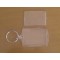 Transparent plexi glass acrylics keychain, 