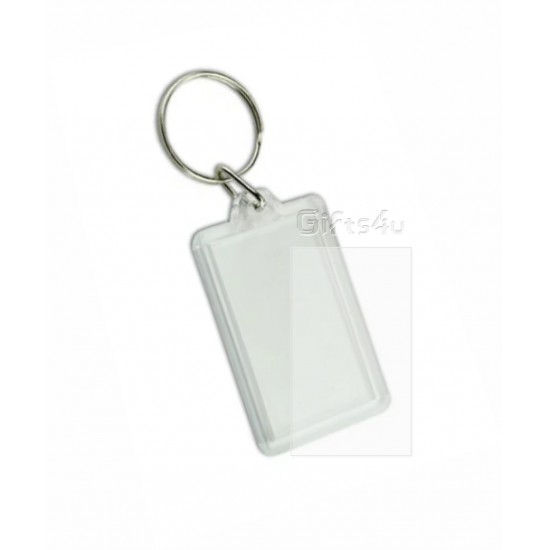 Μπρελόκ διάφανa plexi glass κουμπωτά