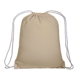 Canvas backpack with drawstring 36x40 cm 135gr.