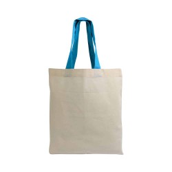 Πάνινη βαμβακερή τσάντα 26×32εκ. mini χρωμ. χερ.135 γρ. 